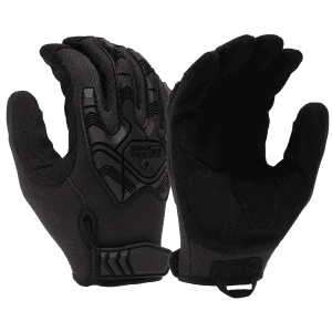 Pyramex Impact Operator Black Synthetic Leather Gloves