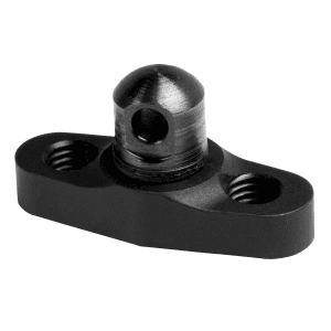 GrovTec Flanged Stud Key-Mod Mount Black Aluminum