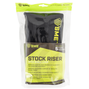 SME SMERSRSL Stock Riser with Shell Loop Black Neoprene
