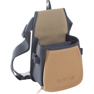 Allen Eliminator Double Shooting Bag Black/Tan with Side Pockets