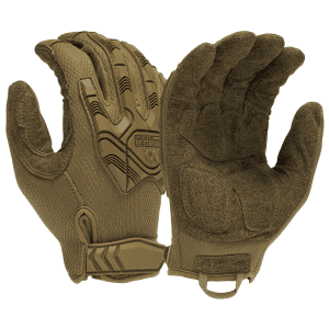 Pyramex Hook & Loop Impact Gloves - Brown XXL