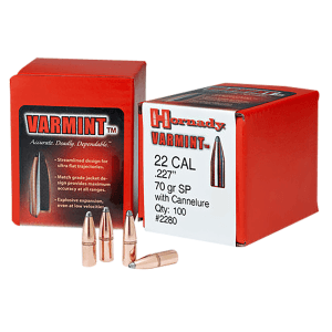 Hornady Traditional Varmint 22 Cal Spire Point Projectiles