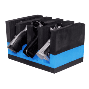 GPS Foam Pistol Cradle Holds 4 Handguns