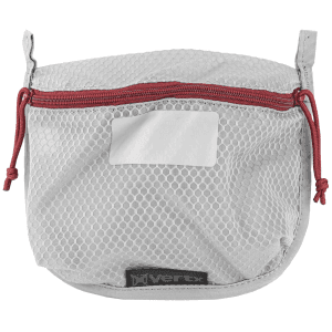 Vertx Overflow Pouch Medium White with Red Accents