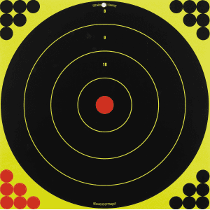 Birchwood Casey Shoot-N-C 17.25 Bullseye Targets  5 Pack (Black/Yellow)