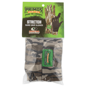 Primos Mossy Oak BottomLand Stretchfit Gloves with Sure Grip