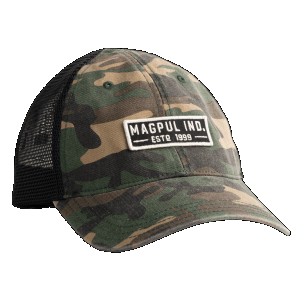 Magpul Snapback Established Logo Trucker Hat  Adjustable (Woodland Camo)