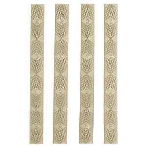 Ergo MLOK WedgeLok Low Profile Dark Earth Slot Cover 4-Pack