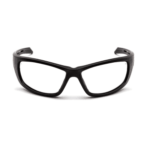 Pyramex Venture Gear Howitzer Safety Glasses  Clear Lens and Black Frame