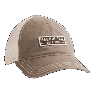 Magpul Snapback Established Logo Trucker Hat  Adjustable (Driftwood)