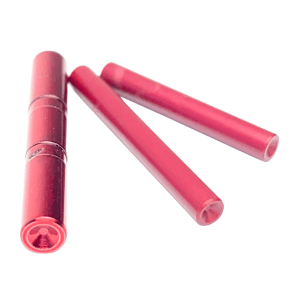Cross Armory 3-Pin Set Dimpled Red Steel for Glock Gen5 Pistols