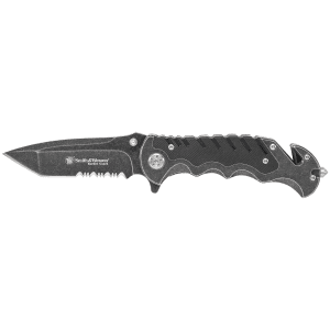 Sw Knives Border Guard 3.50 Folding Serrated Knife SWBG10SCP
