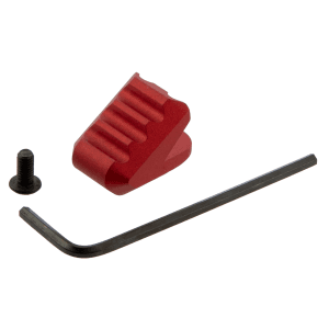 Strike Industries Red Aluminum ISO Tab for AR15
