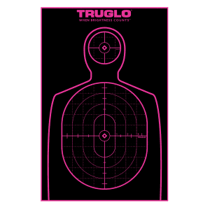 TRUGLO Tru-See Splatter 12x18 Silhouette Paper Targets  12 Pack (Black/Green)