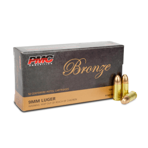 PMC Bronze 9mm 124 Gr FMJ (Box)