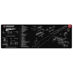 TekMat Ruger 1022 Cleaning Mat Black White