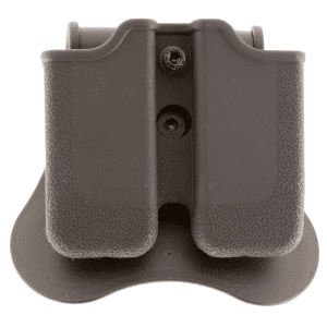 Bulldog Cases Mag Holder Black Polymer Ambidextrous with Paddle