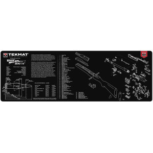TekMat Ruger Mini14 Cleaning Mat Black White 12x36 Rubber