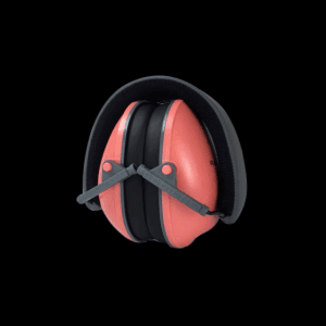Radians Coral Black Over-Head Earmuffs 21 dB