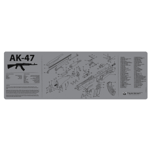 TekMat TEKR36AK47GY AK47 Cleaning Mat AK47 Parts Diagram 12 x 36