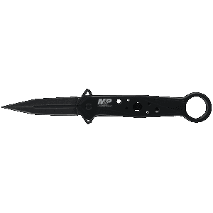 SW Knives M&P Folding Dagger Spring Assist 8.75 Finger Loop