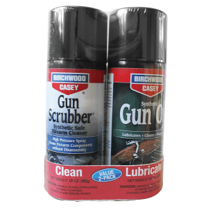 Birchwood Casey 33302 Gun Scrubber  Synthetic Gun Oil Combo Pack 10 oz. Aerosol Can 2 Pack