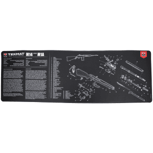 TekMat TEKR44M14 M14 M1A Cleaning Mat M14 M1A Parts Diagram 15 x 44