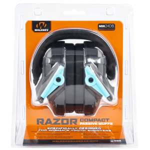 Walkers Razor Compact Ear Muffs 24 dB Teal