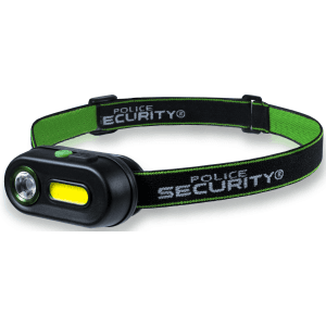 Police Security 400 Lumen Rechargeable LED Headlamp Black