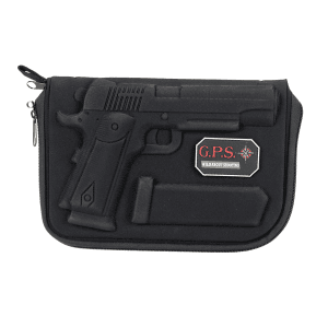 GPS Bags Blacklock Airline Approved Handgun Zipper Case 908PC