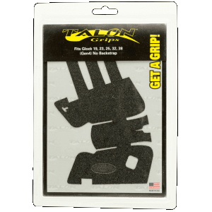 Talon Grips 110G Adhesive Grip Compatible For Glock 1923253238 Gen4 wNo Backstrap Black Textured Granulate