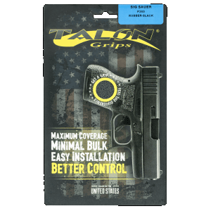 Talon Grips 021R Adhesive Grip Textured Black Rubber for Sig P365
