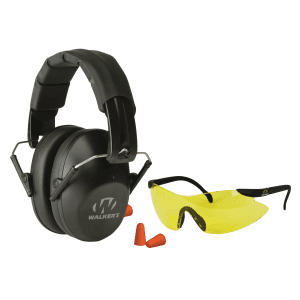 Walkers Game Ear Pro Range Safety Combo Kit (Black)