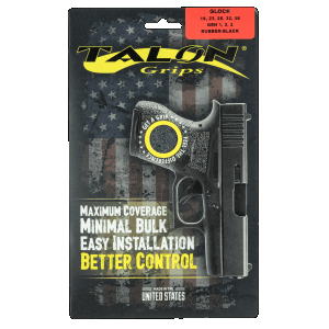 Talon Grips 104R Adhesive Grip Compatible For Glock Gen13 For Glock 1923253238 Black Textured Rubber