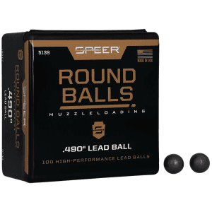 Speer Bullet Muz Rnd Ball .490
