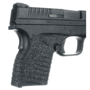 Talon Grips 207R Adhesive Grip Textured Black Rubber for Springfield XDS 94045 with Small Backstrap