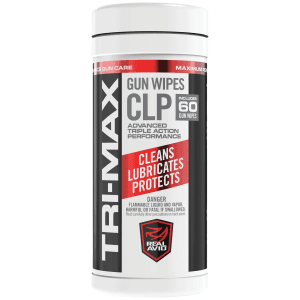 Real Avid AVCLPWC60 TriMax CLP Gun WipesCanister