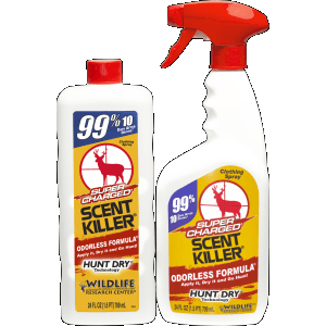Wildlife Research Super Charged Scent Killer Combo - 24 oz Trigger Spray