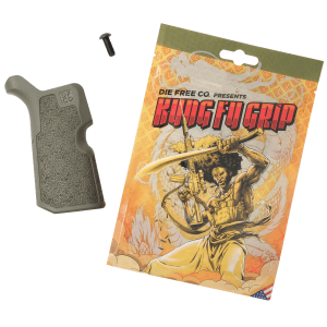 Die Free Co Kung Fu Grip Olive Drab Nylon for AR Platforms