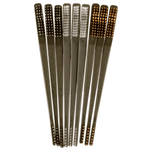 Otis FG316BP AP Brushes Variety Pack MultiCaliber Universal Firearm 10 Long BronzeNylonStainless Steel Bristles 9 Per Pkg