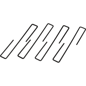 Hornady Universal Black Steel Handgun Hangers 4 Pack
