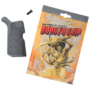 Die Free Co Llc Gray Nylon Kung Fu Grip for AR Platforms