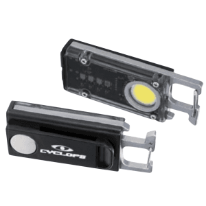 Cyclops Flash Clip Keychain Light with Bottle Opener
