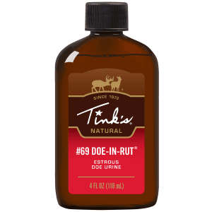 Tinks DoeInRut 69 Deer Attractant Doe Estrus Scent 4 oz Bottle