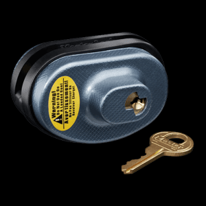 Blue Steel Zinc Universal Master Lock Trigger Guard Lock