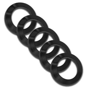GrovTec US Inc .223 Crush Washers 5 Pack Black Nitride Steel