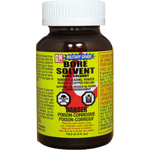 G96 1108 Military Grade Bore Solvent Removes Powder Lead Plastic Fouling 4 oz Jar