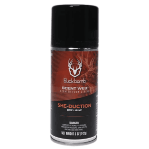 Buck Bomb SheDuction Doe Urine Scent 5oz Aerosol