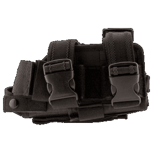 Ncstar Drop Leg Black Right Hand PVC Fabric Universal Holster for Handgun CVDLHOL2954B