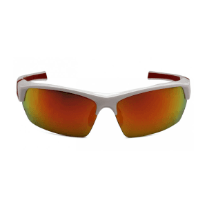 Pyramex Venture Gear Tensaw Safety Glasses  Red Mirror Lens  Red/White Frame